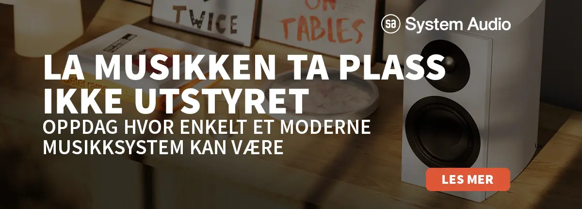 System Audio Silverback trådløstmusikksystem av høyeste kvalitet